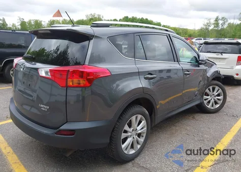 2014 Toyota Rav4 Limited из США, поврежденный, VIN 2T3DFREV7EW216858